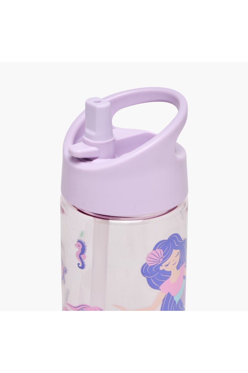 gloo Mermaid Print Sipper Water Bottle - 420 ml - Image 4